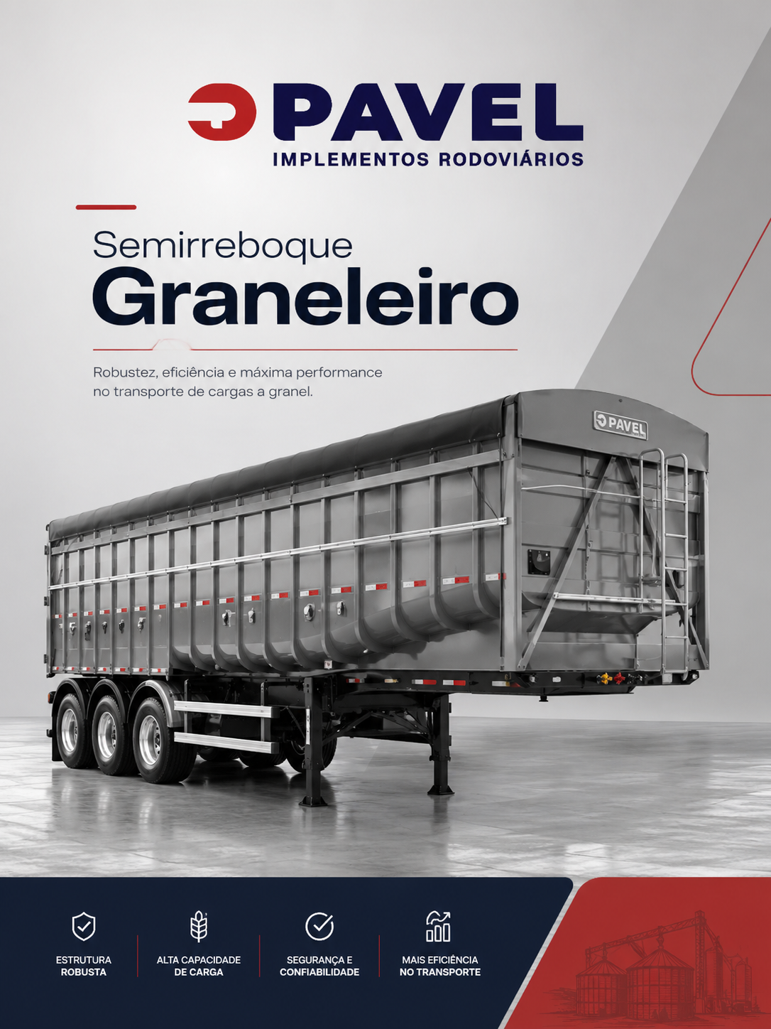 Capa do catálogo Semirreboque Graneleiro