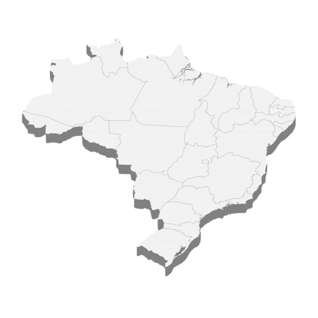 Mapa de cobertura do Grupo Pavel no Norte e Nordeste